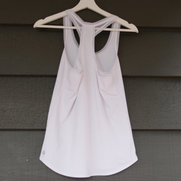 FABLETICS White Mosa Tank Top sz XXS Athletic Yoga - Picture 6 of 15